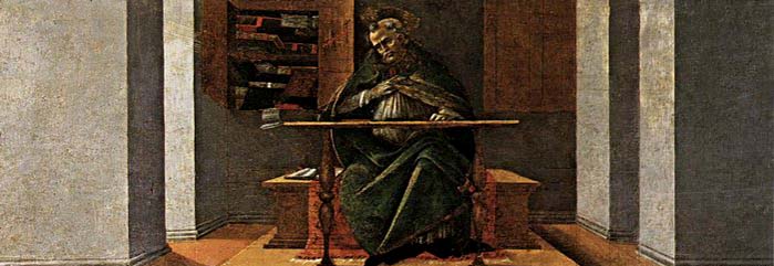 St Augustine in His Cell